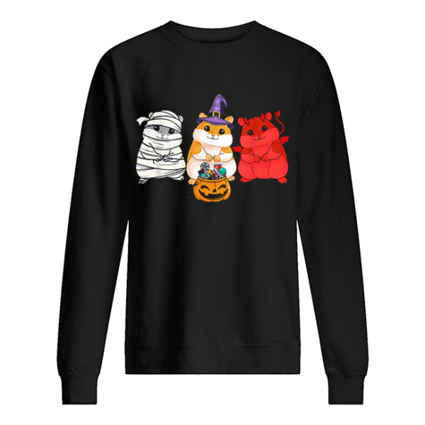 Guinea Pigs happy Halloween, Cute mummy witch demon shirt