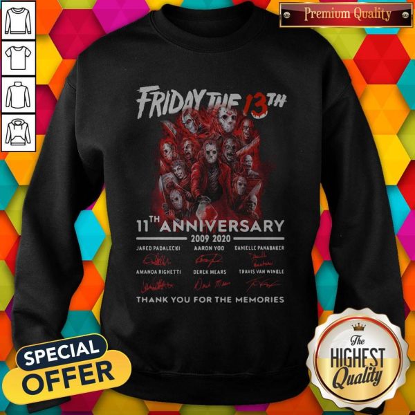 Halloween 42 Years Of Release 1978-2020 Thank You For The Memories Signatures Halloween Shirt