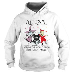 Halloween Autism seeing the world from a different angle shirt 1