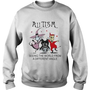 Halloween Autism seeing the world from a different angle shirt