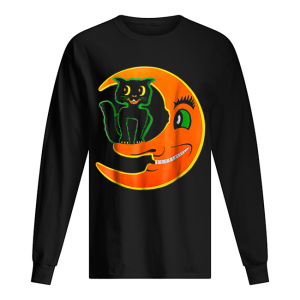 Halloween Beistle Cat on the Moon Horror Gift shirt 1