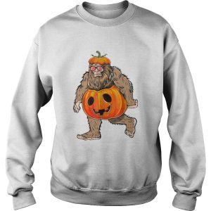 Halloween Bigfoot Pumpkin shirt 3