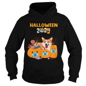 Halloween Corgi wear Mask Stay 6 Feet Away Quarantine shirt