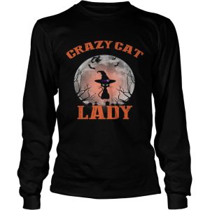 Halloween Crazy Cat Lady Funny Black Cat Lover TShirt