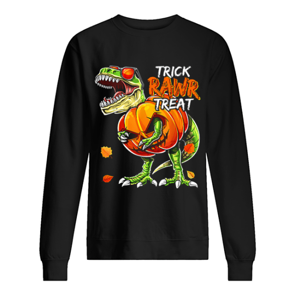 Halloween Dinosaur Pumpkin Jack-O-Lantern shirt