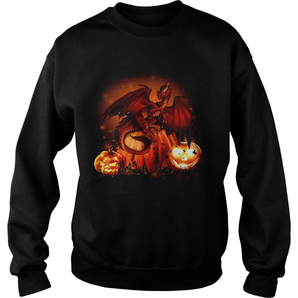 Halloween Dragon Pumkin shirt