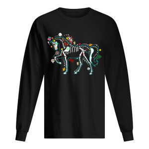 Halloween Horse Skeleton Gift for Women Men shirt 1