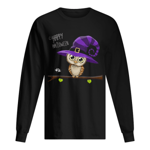 Halloween Owl Happy Halloween Tee shirt 1