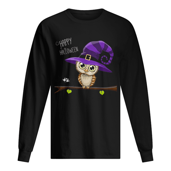 Halloween Owl Happy Halloween Tee shirt