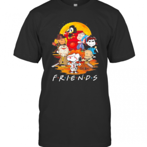 Halloween Peanuts Horror Characters Friends T-Shirt