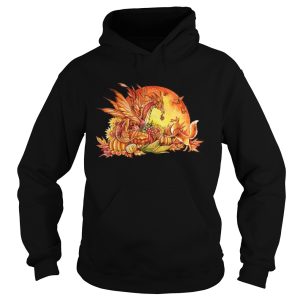 Halloween Pumpkin Dragon Fox Butterflies shirt