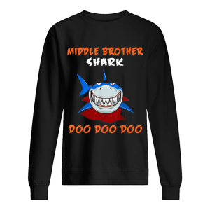 Halloween Shark Doo Doo Dracula Middle Brother Shark shirt