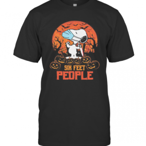 Halloween Snoopy Six Feet People Pumpkins T-Shirt