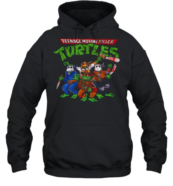 Halloween Teenage mutant killer turtles shirt