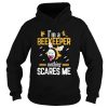 Halloween im a beekeeper nothing scares me shirt