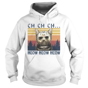 Halloween jason voorhees cat ch meow vintage retro shirt 1