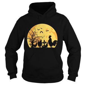 Halloween moon chicken shirt 1