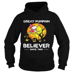 Halloween snoopy great pimpkin believer since 1966 shirt