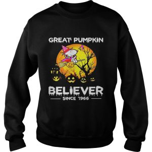 Halloween snoopy great pimpkin believer since 1966 shirt 2