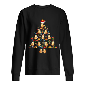 Hamsters Christmas Tree Awesome Gift T Shirt 2