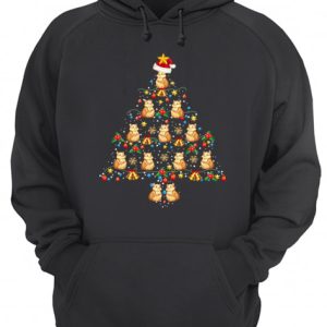 Hamsters Christmas Tree Awesome Gift T Shirt 3