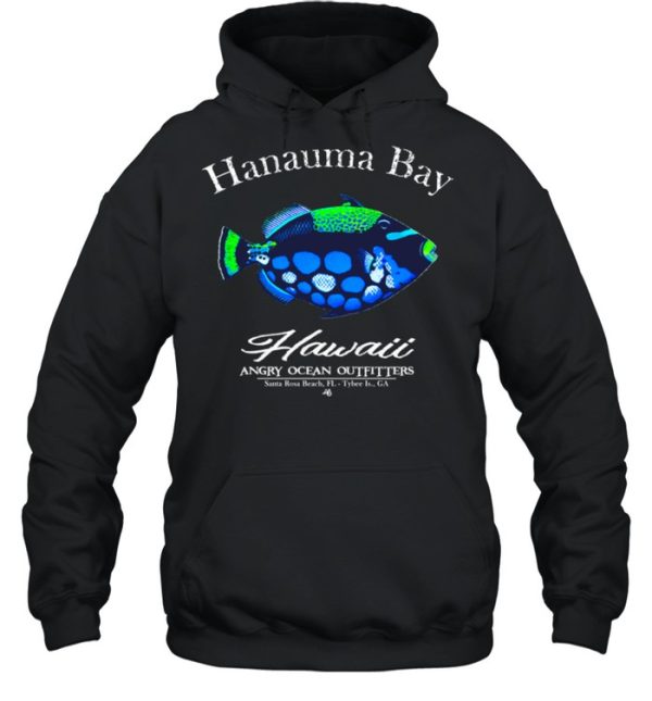 Hanauma Bay Hawaii Oahu Snorkeling Scuba Trigger Fish shirt