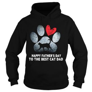 Happy Fathers Day To The Best Cat Dad shirt 1