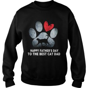 Happy Fathers Day To The Best Cat Dad shirt 2