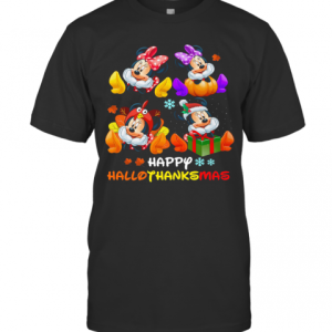 Happy Hallothanksmas Christmas T-Shirt