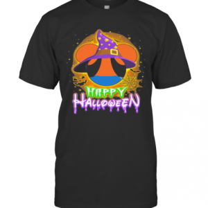 Happy Halloween Mickey Mouse Witch Moon T-Shirt