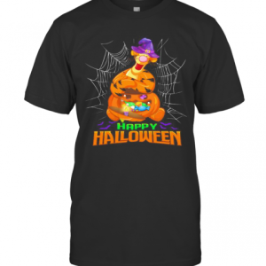 Happy Halloween Tigger Witch T-Shirt