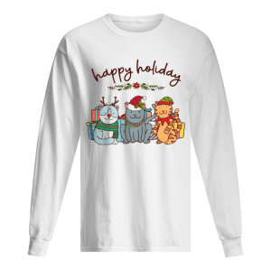 Happy Holliday Cats Christmas shirt 1