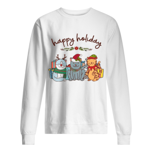 Happy Holliday Cats Christmas shirt 2