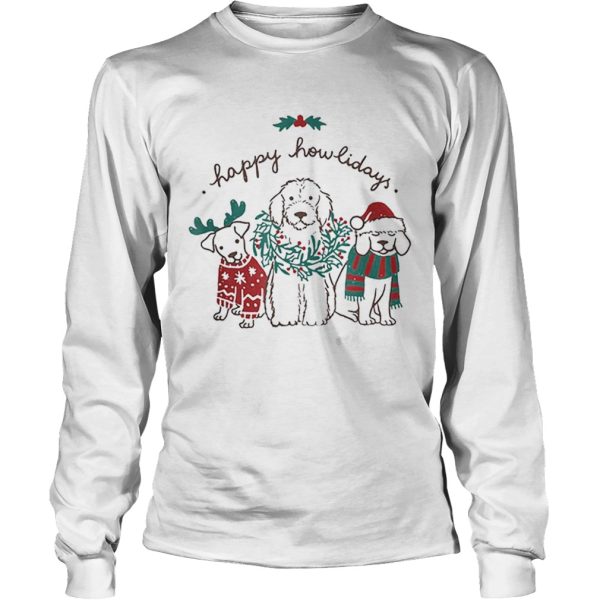 Happy Howlidays Funny Dog Christmas shirt