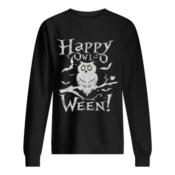 Happy Owl-o Ween Funny Owl Halloween Costume shirt