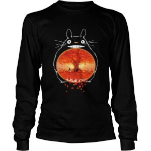 Happy halloween ghibli leaves maple tree shirt