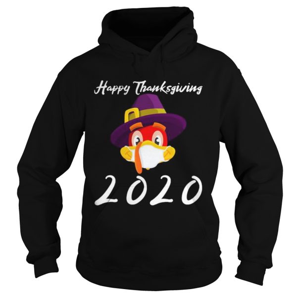 Happy thanksgiving 2020 turkey wearing mask shirt