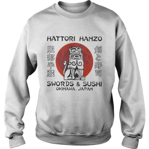 Hattori Hanzo Swords and Sushi Okinawa Japan shirt