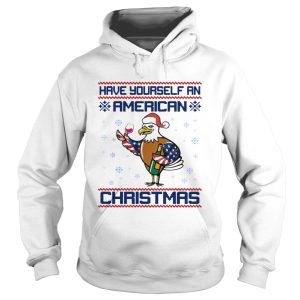 Have yourself an American Christmas White head eagle shirt