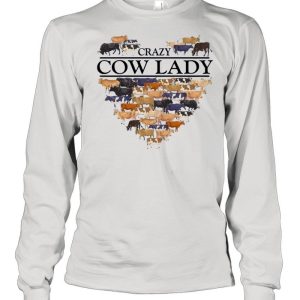 Heart Crazy Cow Lady 2021 shirt 1