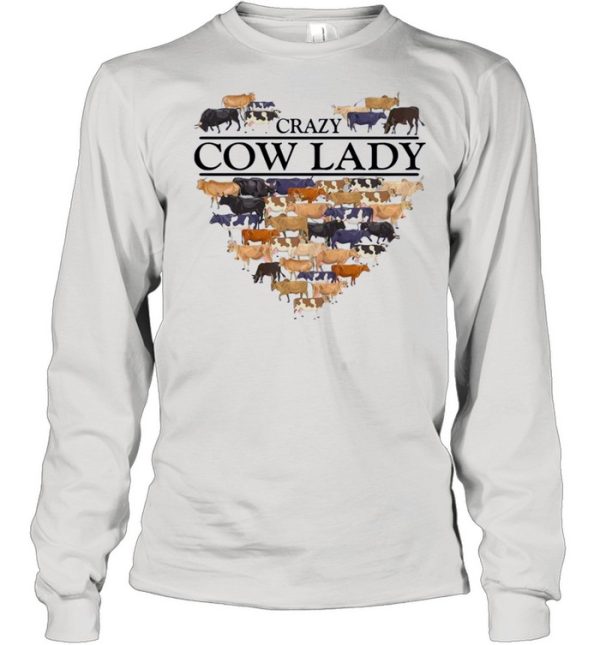 Heart Crazy Cow Lady 2021 shirt