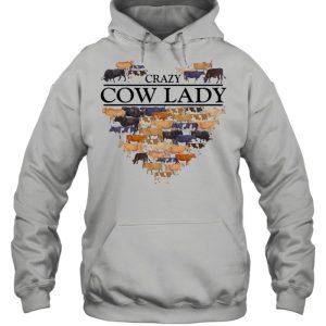 Heart Crazy Cow Lady 2021 shirt 3