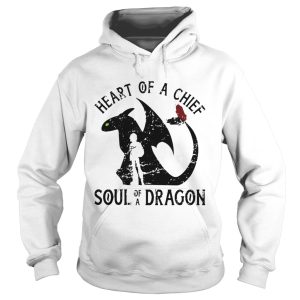 Heart of a chief soul of a dragon dark shirt 1