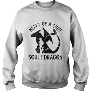 Heart of a chief soul of a dragon dark shirt