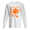 Heartbeat Nurse love Clemson Tigers shirt