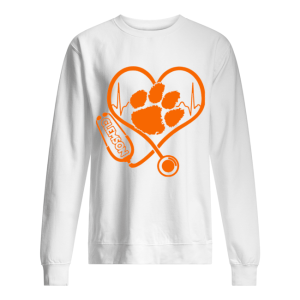 Heartbeat Nurse love Clemson Tigers shirt