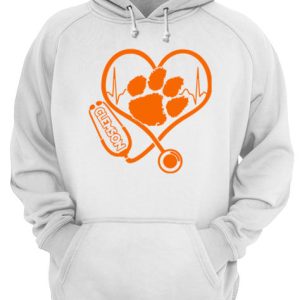 Heartbeat Nurse love Clemson Tigers shirt 3