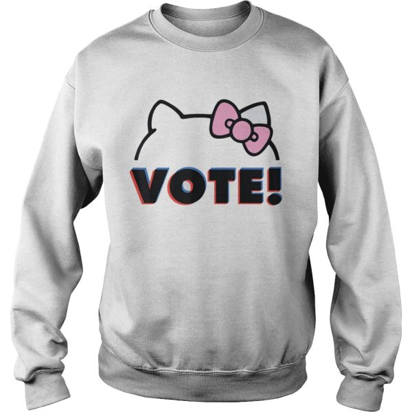 Hello Kitty Vote Bow Outline shirt