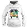 Hippie bus cats in a dark desert highway cool wind in my hair t-shirt