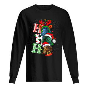 Ho Ho Ho Santa Horse Christmas shirt 1